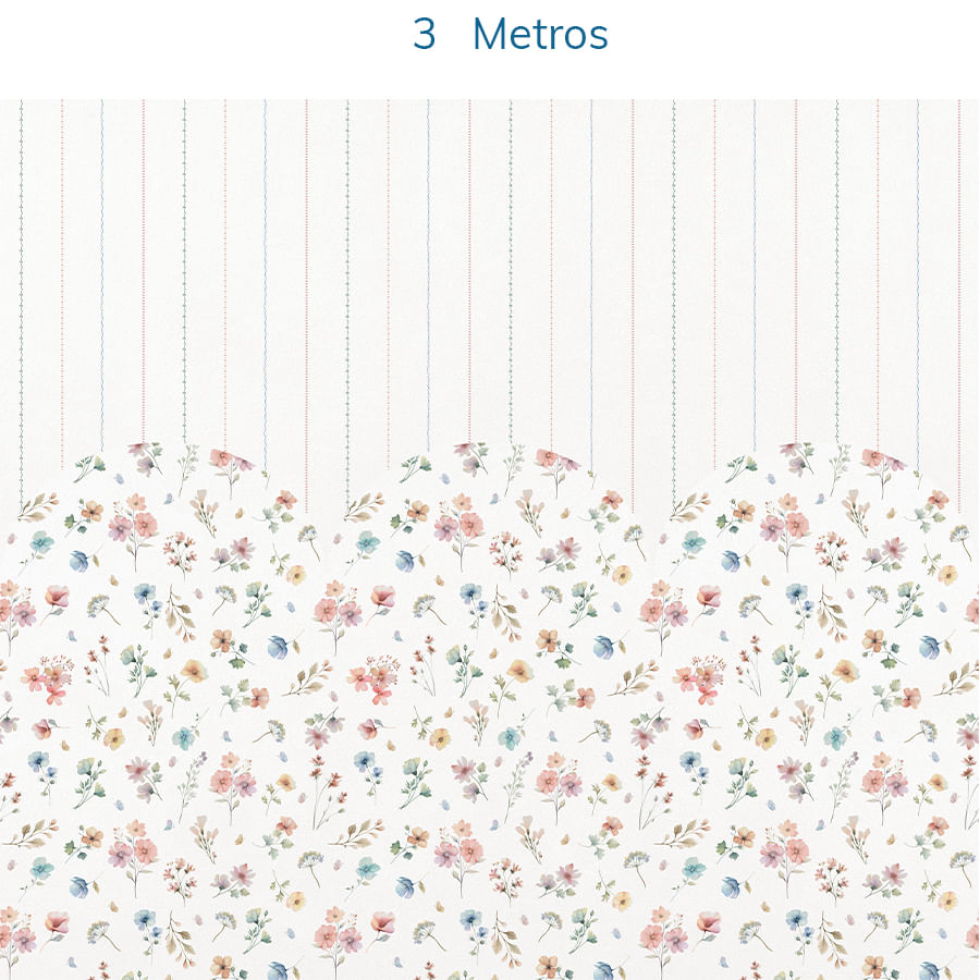 Papel de Parede Floral Paris Tiffany - Mural