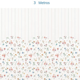 Papel de Parede Floral Paris Tiffany - Mural