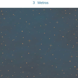 Papel de Parede Estrelas Marinho e Coral - Mural