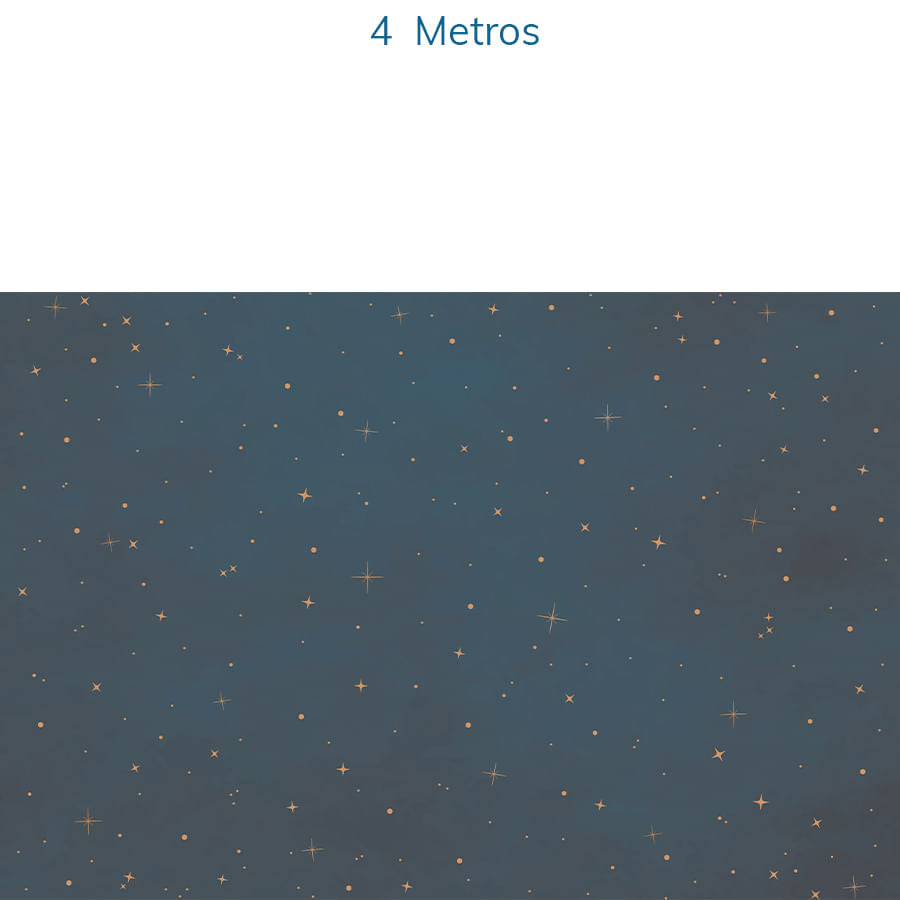 Papel de Parede Estrelas Marinho e Coral - Mural