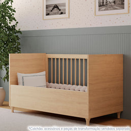 Berço Haus Nature 3 em 1 - Carvalho
