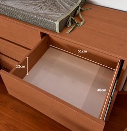 Cômoda de Bebê Haus Nature 6 Gavetas - Freijó