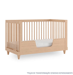Berço Haus Nature 3 em 1 Palitado - Carvalho