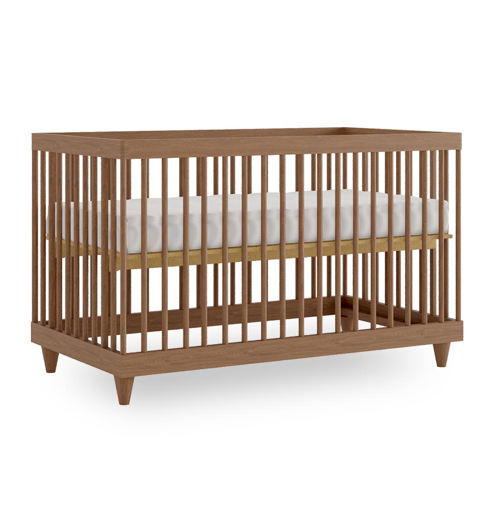 Berço Haus Nature 3 em 1 Palitado - Freijó