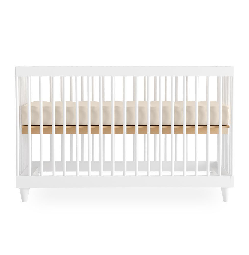 Berço Haus Nature 3 em 1 Palitado - Branco