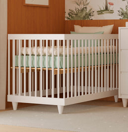 Berço Haus Nature 3 em 1 Palitado - Branco