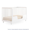 Berço Haus Nature 3 em 1 Palitado - Branco