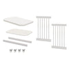 Kit de Transformação Para Mini Berço Haus Nature Palitado - Branco Old