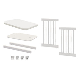 Kit de Transformação Para Mini Berço Haus Nature Palitado - Branco Old
