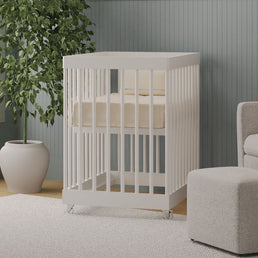 Kit de Transformação Para Mini Berço Haus Nature Palitado - Branco Old