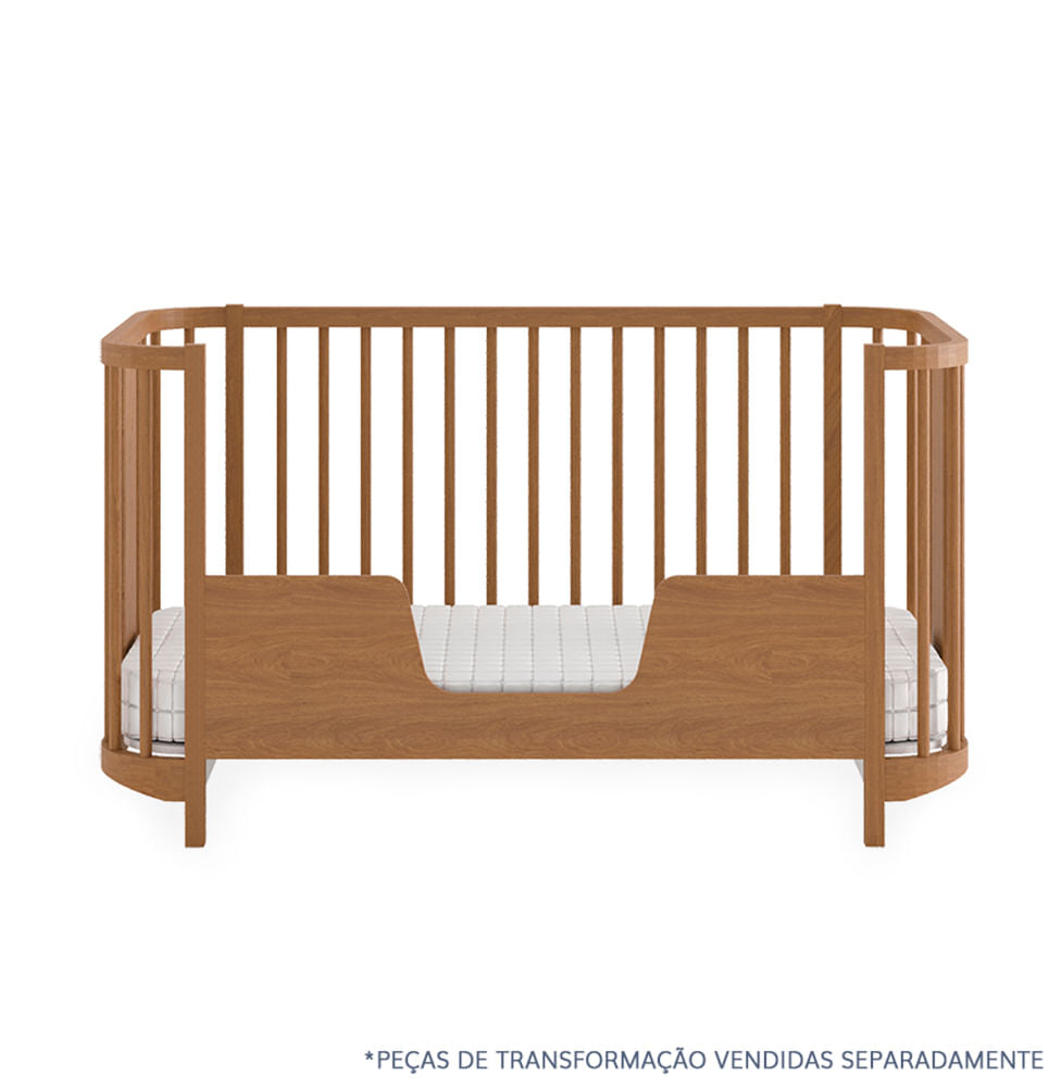 Berço Raika 3 em 1 - Freijó