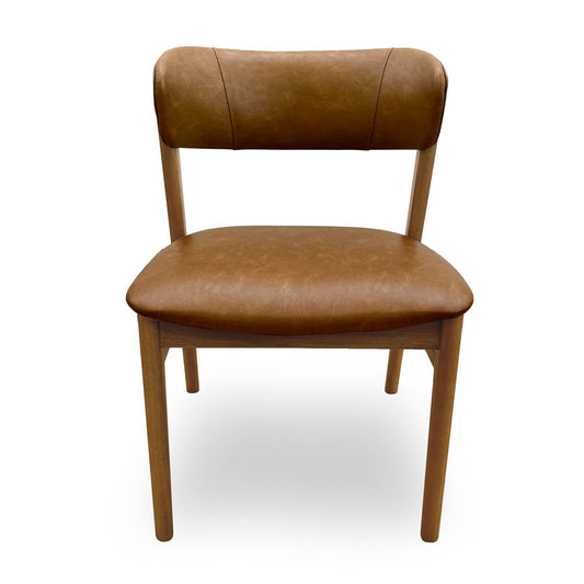 Cadeira Para Mesa de Jantar Madri - Jequitibá Natural e Caramelo