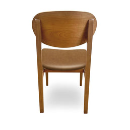 Cadeira Para Mesa de Jantar Luiza - Jequitibá Natural e Caramelo