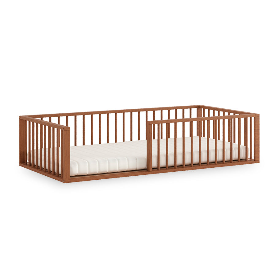 Beliche Infantil Montessoriana Com Cama de Solteiro Fazenda - Freijó