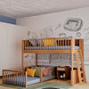 Beliche Infantil Montessoriana Com Cama de Solteiro Fazenda - Freijó