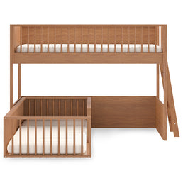 Beliche Infantil Montessoriana Com Cama de Solteiro Fazenda - Freijó