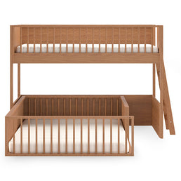 Beliche Infantil Montessoriana Com Cama de Casal Fazenda - Freijó