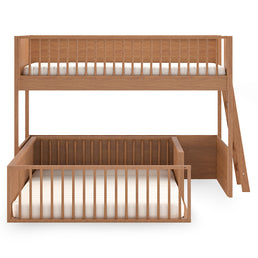 Beliche Infantil Montessoriana Com Cama de Casal Fazenda - Freijó