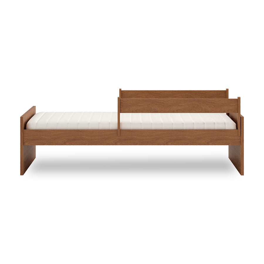 Cama Solteiro Up 2 em 1 - Freijó