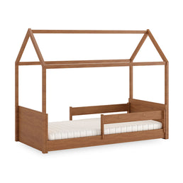 Cama Com Casinha Up 2 em 1 - Freijó