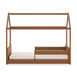 Cama Com Casinha Up 2 em 1 - Freijó