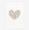 Quadro Infantil Coração Paris - Vertical