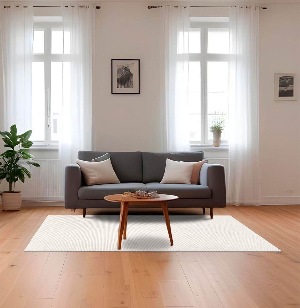 Tapete Listra Fina - Cru