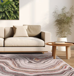 Tapete Onda Colorido - Terracota