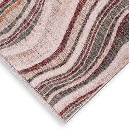 Tapete Onda Colorido - Terracota