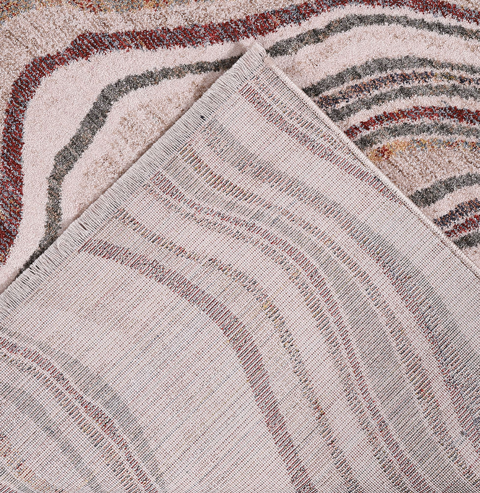 Tapete Onda Colorido - Terracota