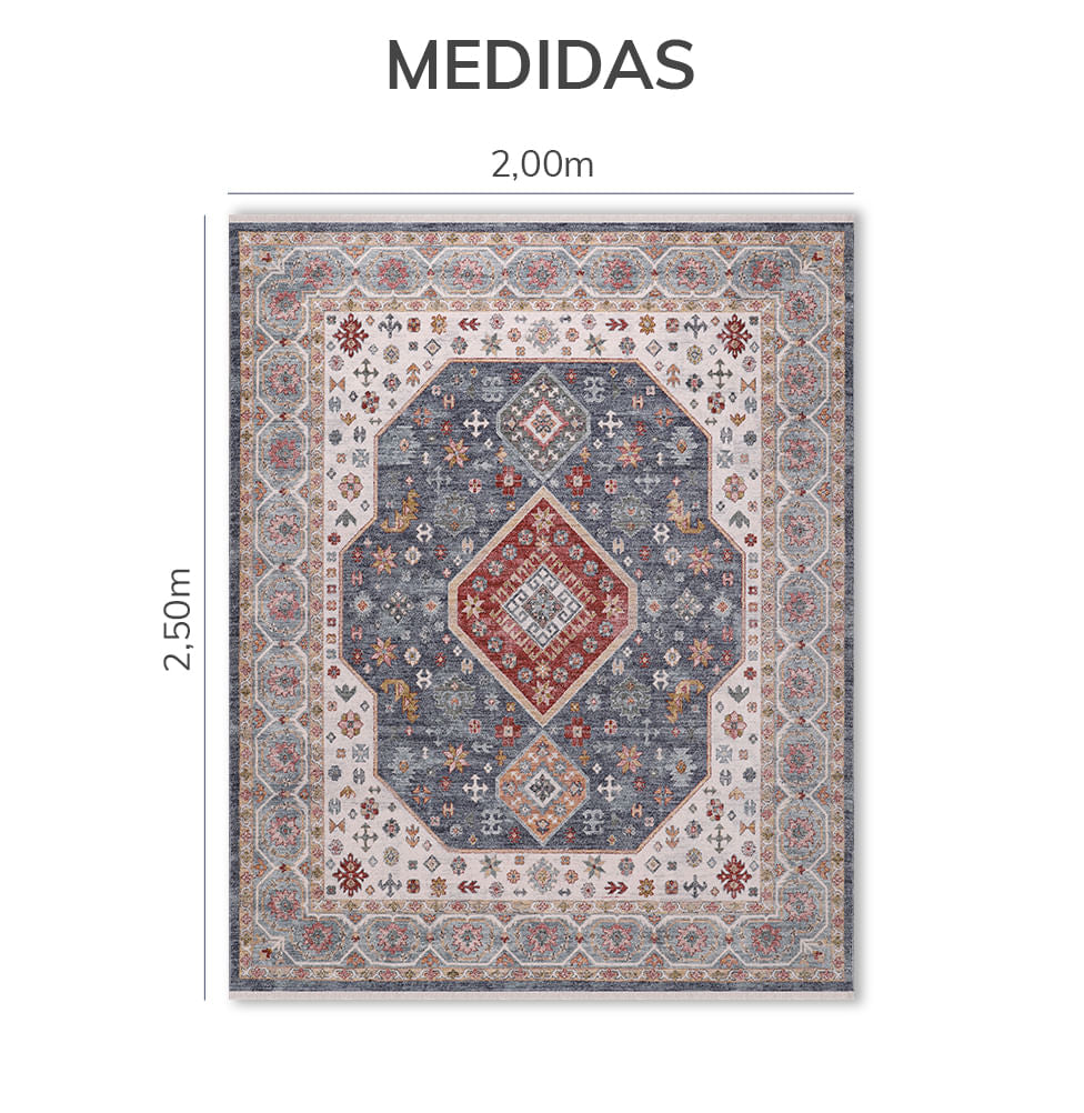 Tapete Arábia - Azul