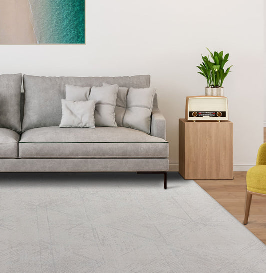 Tapete Linhas Relevo - Cru