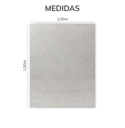 Tapete Linhas Relevo - Cru