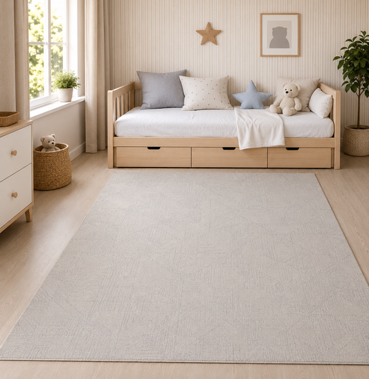 Tapete Linhas Relevo Cru - 2,00 x 2,50m