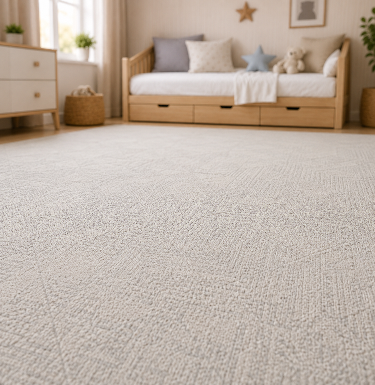 Tapete Linhas Relevo Cru - 2,00 x 2,50m