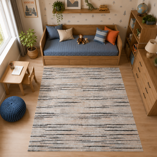 Tapete Gráfico Cinza - 2,00 x 2,50m