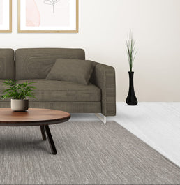 Tapete Rafia Mini - Cinza