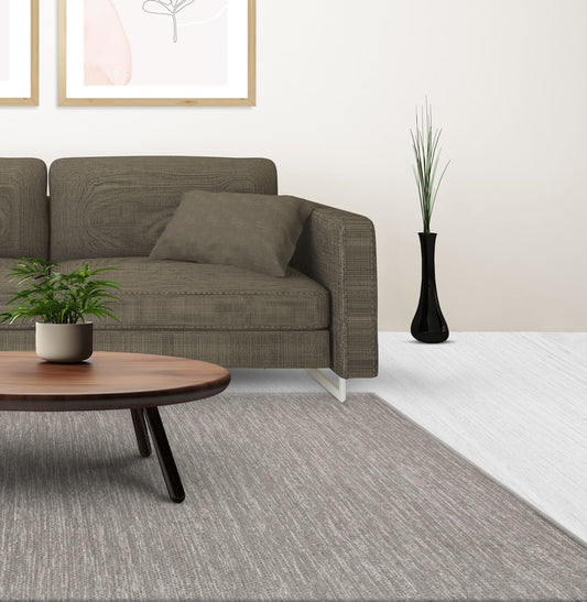 Tapete Rafia Mini - Cinza