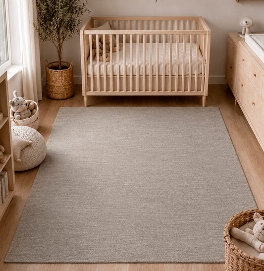 Tapete Rafia Mini Cinza - 2,00 x 2,50m