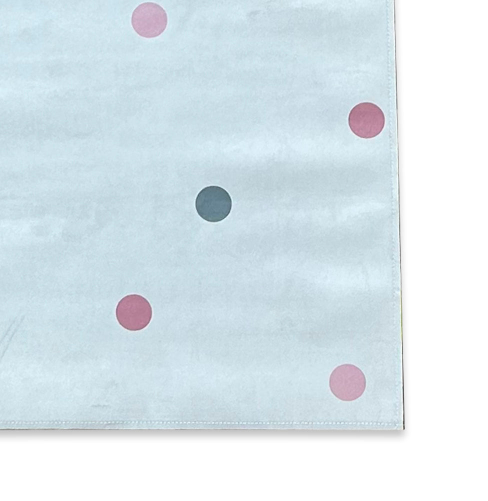 Tapete Infantil Passadeira Poá Rosa - Playmat