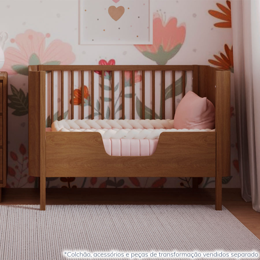 Berço Nord 3 em 1 - Freijó