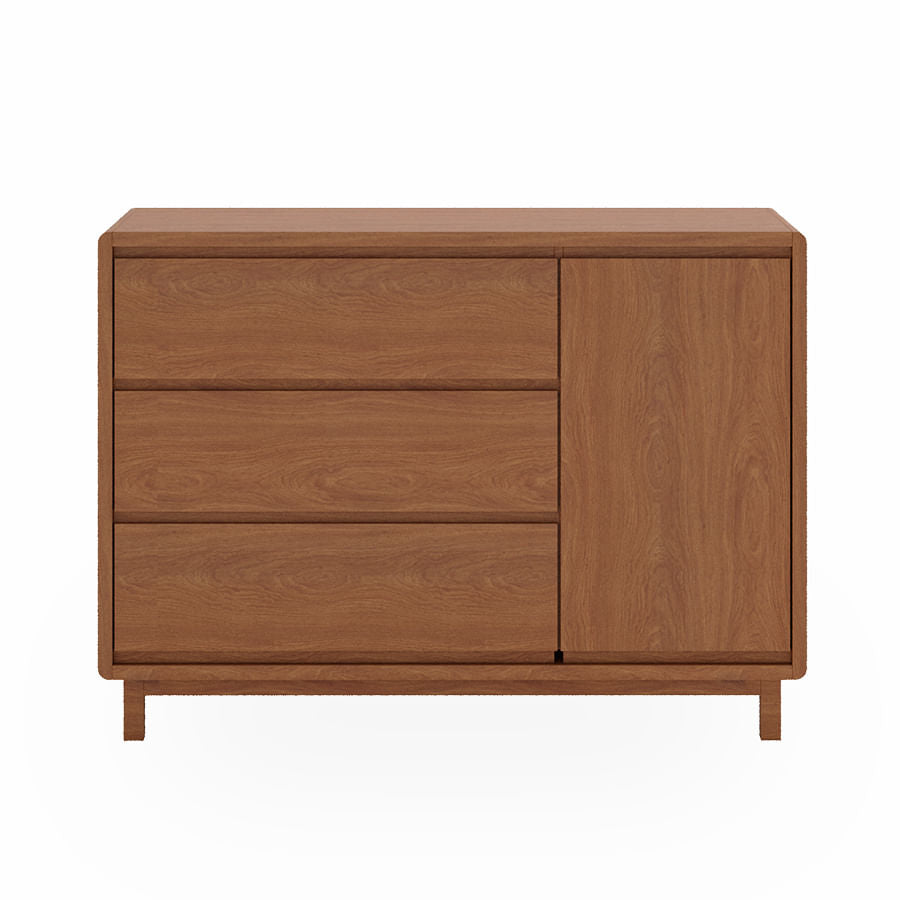 Cômoda de Bebê Nord Com Porta - Freijó