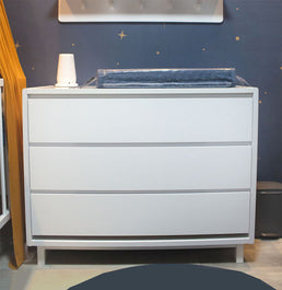 Cômoda de Bebê Nord 3 Gavetas - Branco