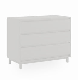 Cômoda de Bebê Nord 3 Gavetas - Branco