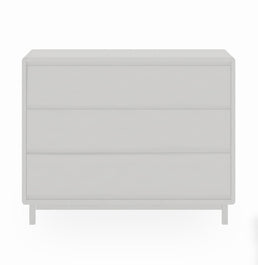 Cômoda de Bebê Nord 3 Gavetas - Branco