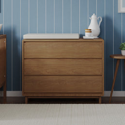 Cômoda de Bebê Nord 3 Gavetas - Freijó