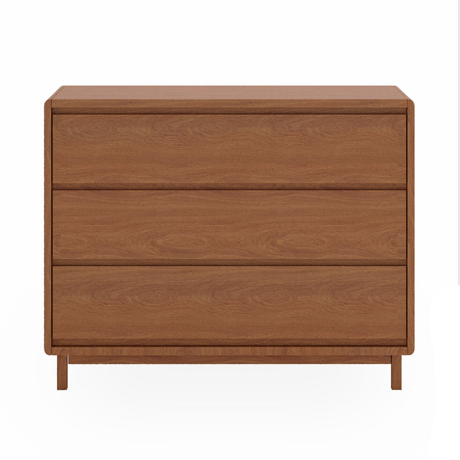 Cômoda de Bebê Nord 3 Gavetas - Freijó