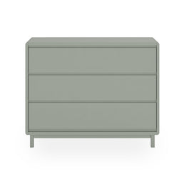 Cômoda de Bebê Nord 3 Gavetas - Verde Jardim 
