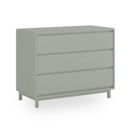 Cômoda de Bebê Nord 3 Gavetas - Verde Jardim 