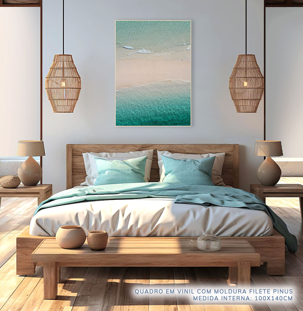 Quadro Ondas do Mar - Vertical